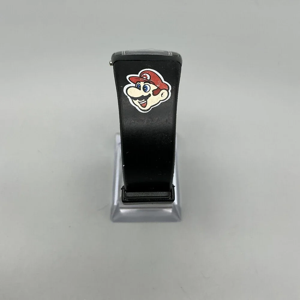 Vintage Nintendo Game Boy Boys Watch 26mm Mario Digital Black Strap For Parts